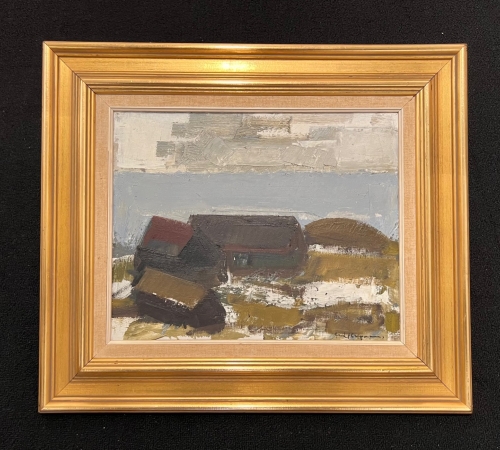 Jack Kampmann - parti fra Færøerne - str: 33x41 cm