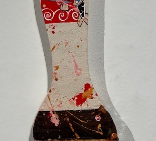 Mathilde Juel, keramisk pensel - højde 35 cm - pris 985 kr