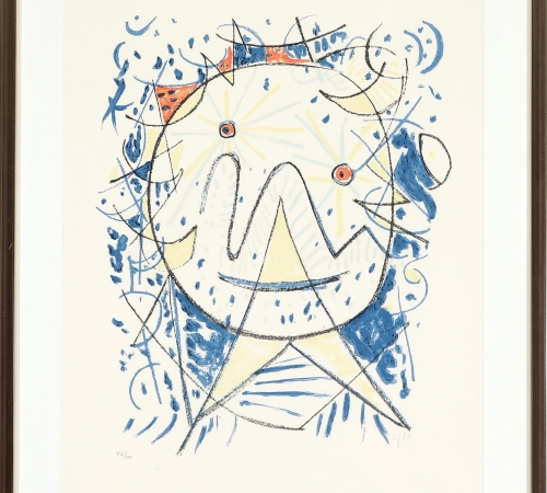 Egill Jacobsen - litografi i 100 eksemplarer - lysmål 64x49 cm - 3.800 kr.