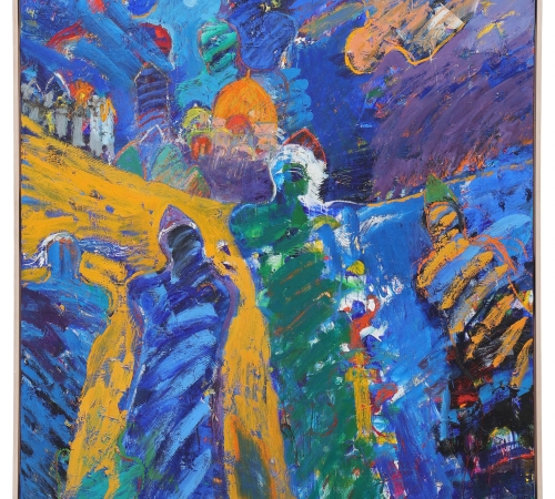 Hans Tyrrestrup - str: 170x145 cm - kommer snart! 